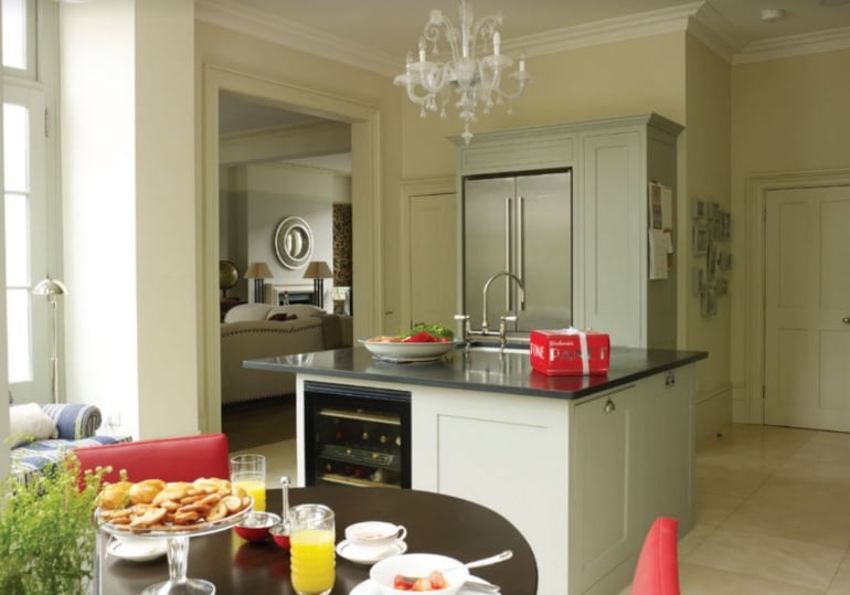 living and dining space