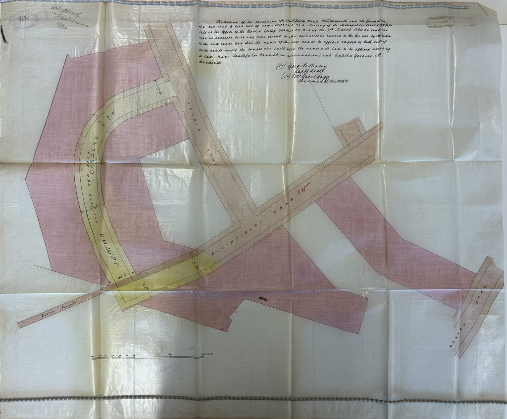 Application for the formation of Jephtha Gardens Wandsworth West Hill Estate
