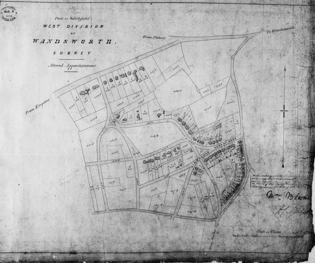 Tithe map of 1856