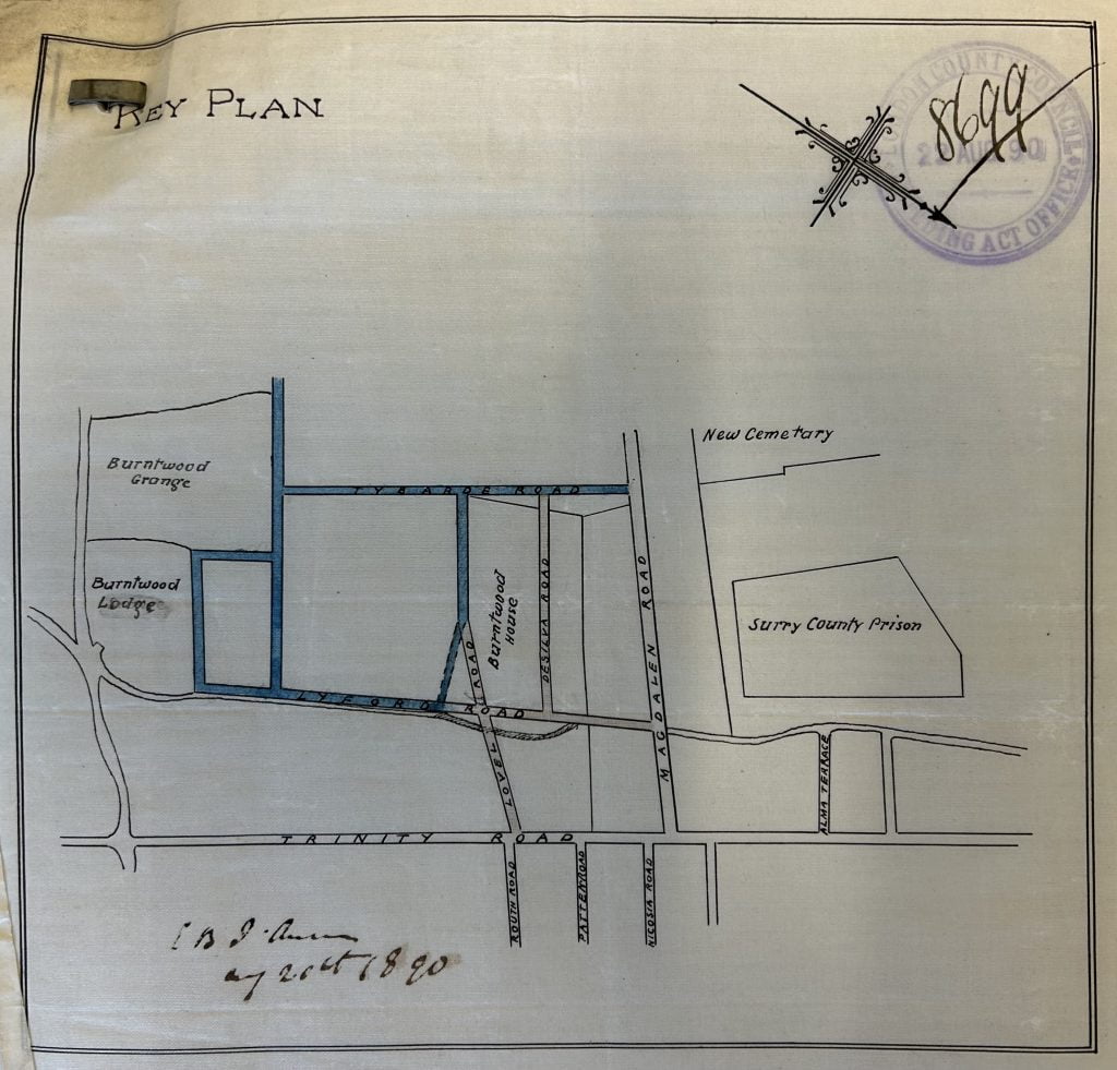Magdalen Estate Road Layouts 1890