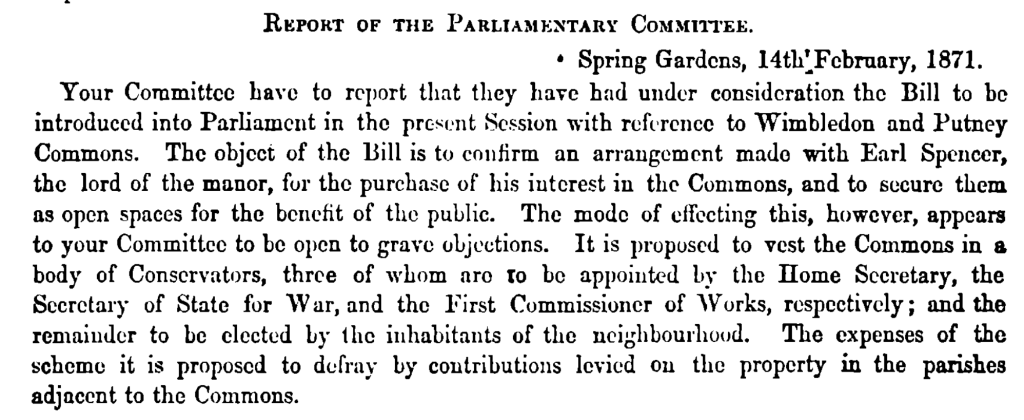 Wandsworth Common objections