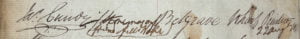 Mr W Cindy's signature