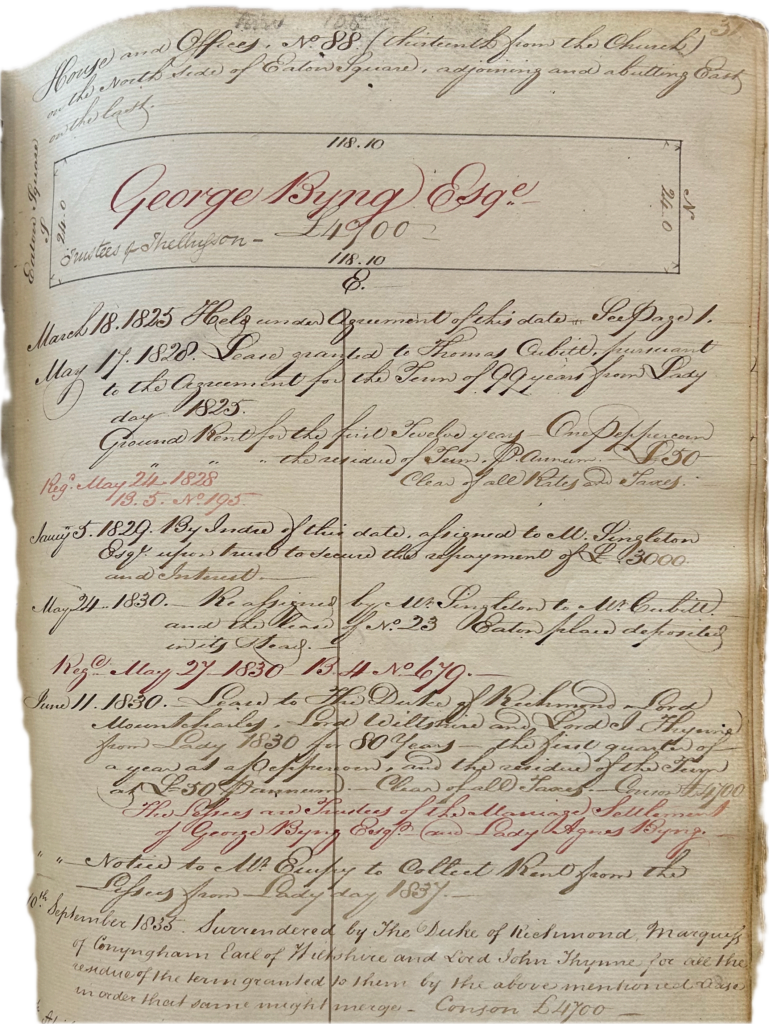 Eaton Square lease book 1
