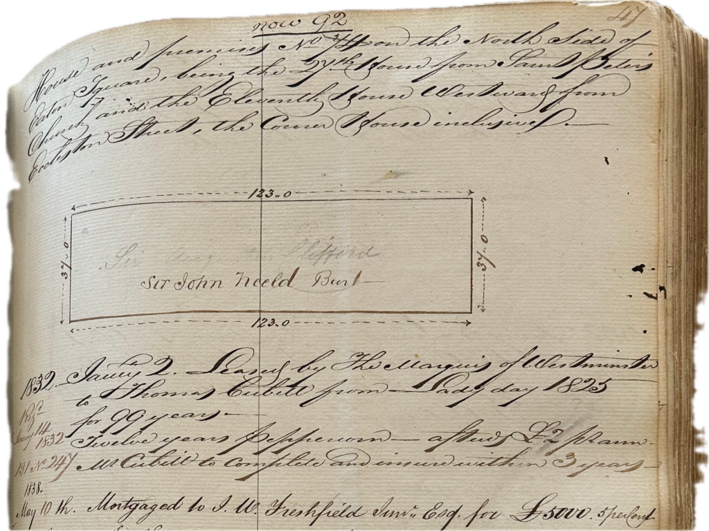 Eaton Square lease book 1
