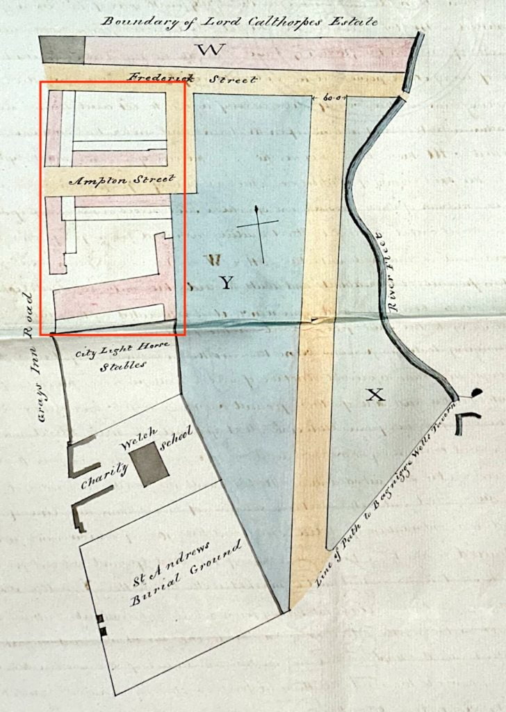 These Camden houses had basement excavations.
